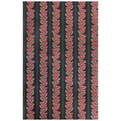 'Watermelon' Contemporary, Traditional Wallpaper in Charcoal