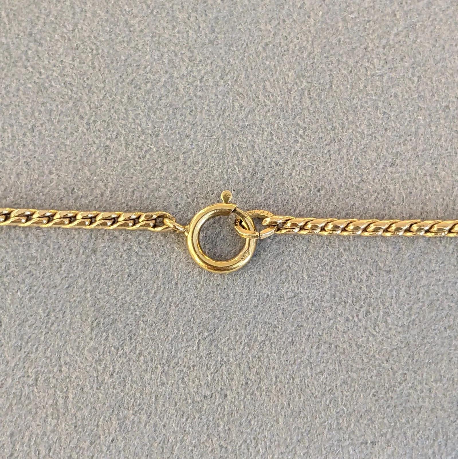 Wassermelone Turmalin und Diamant-Anhänger in 18k Gold und Platin 14k Kette im Angebot 4