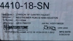 Waterstone Satin Nickel Traditional Gantry Pulldown Faucet, Kitchen Utility Prep