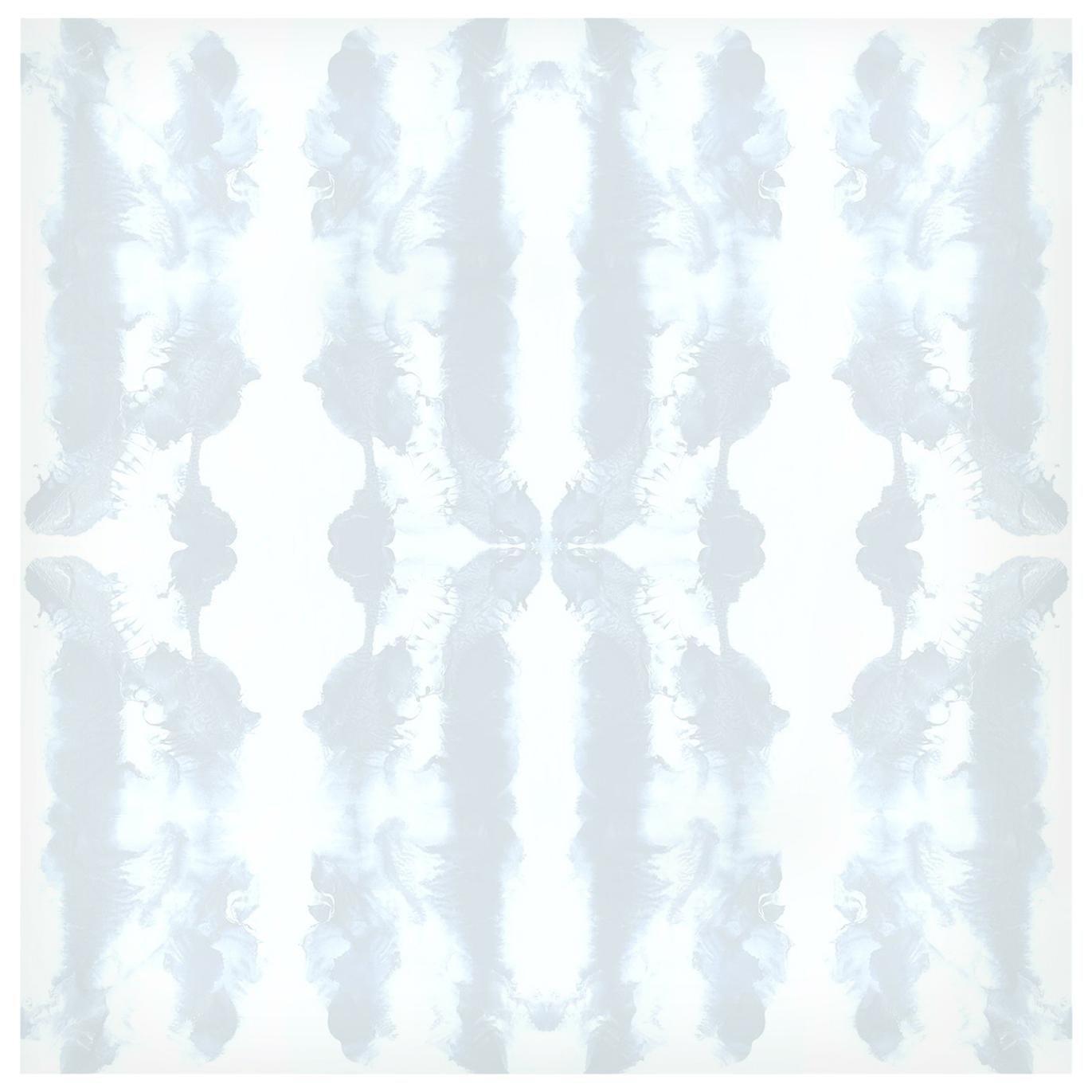 Waterstripe Wallpaper in Wisp by Gray Flores Design x Greenpoint Hill For Sale