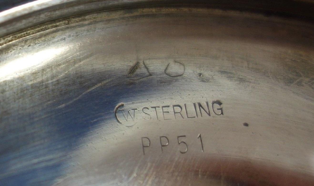 American Watrous Sterling Silver Water Goblet #PP51