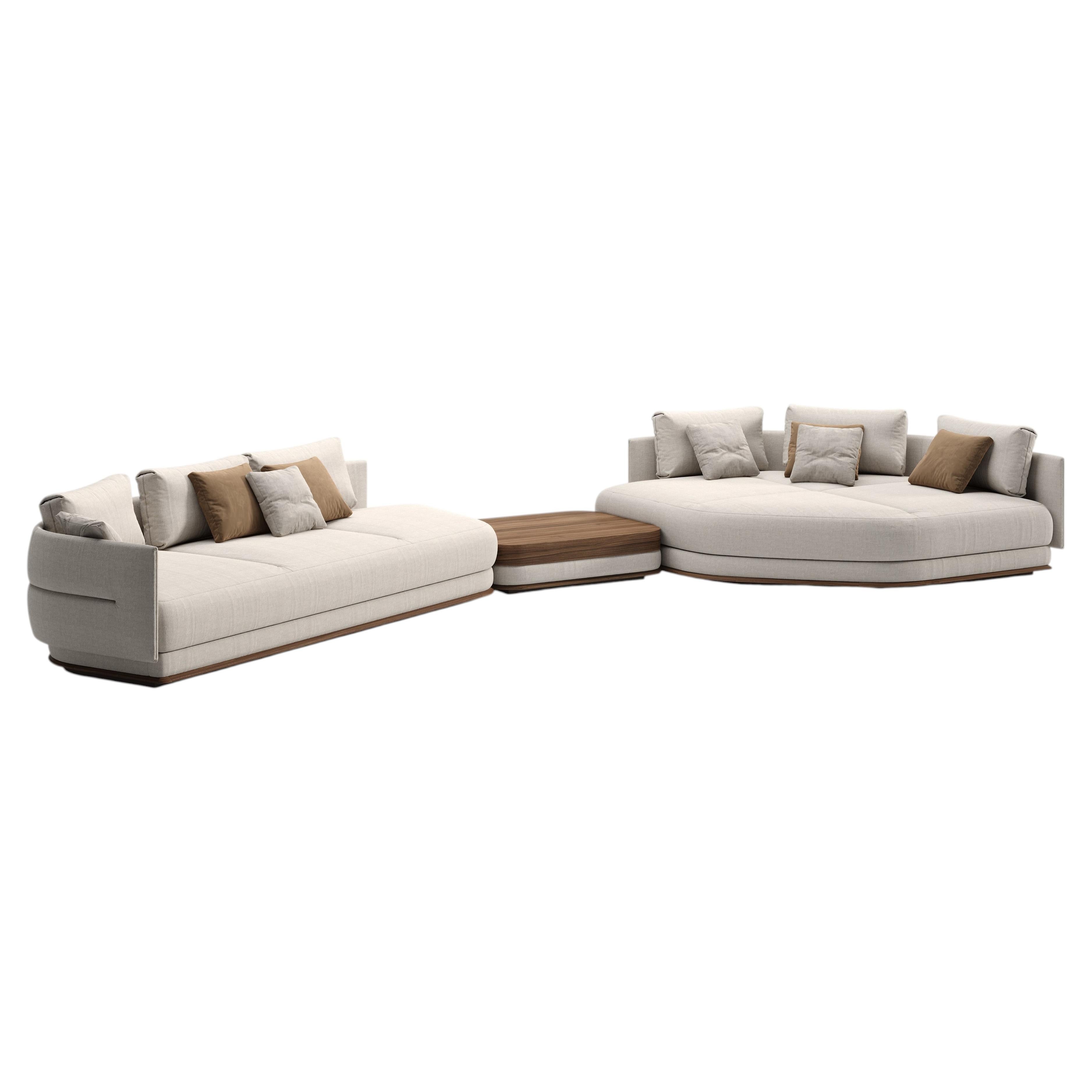 Watson Sectional Sofa - A Masterpiece of Organic Luxury & Premium fabrics