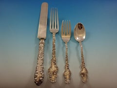 Watteau by Durgin Sterling Silver Flatware Set Service Dinner Pieces