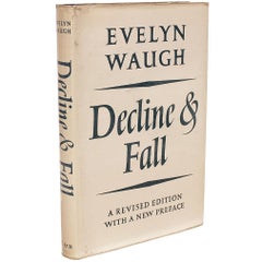 Waugh, Evelyn, Decline & Fall, 1962-Revised Edition-Presentation Copy !