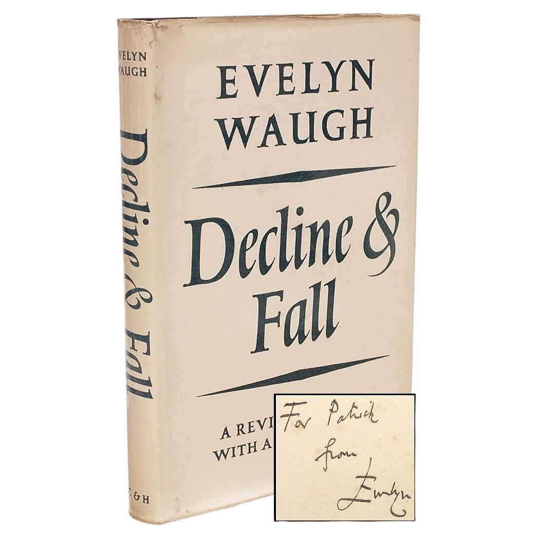 Waugh, Evelyn, Decline & Fall, 1962-Revised Edition-Presentation Copy !