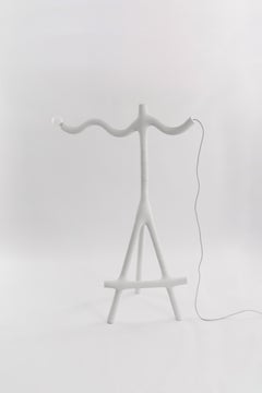 Wave Sticks Limited Edition Sand and Nylon Floor Lamp by Hot Wire Extensions