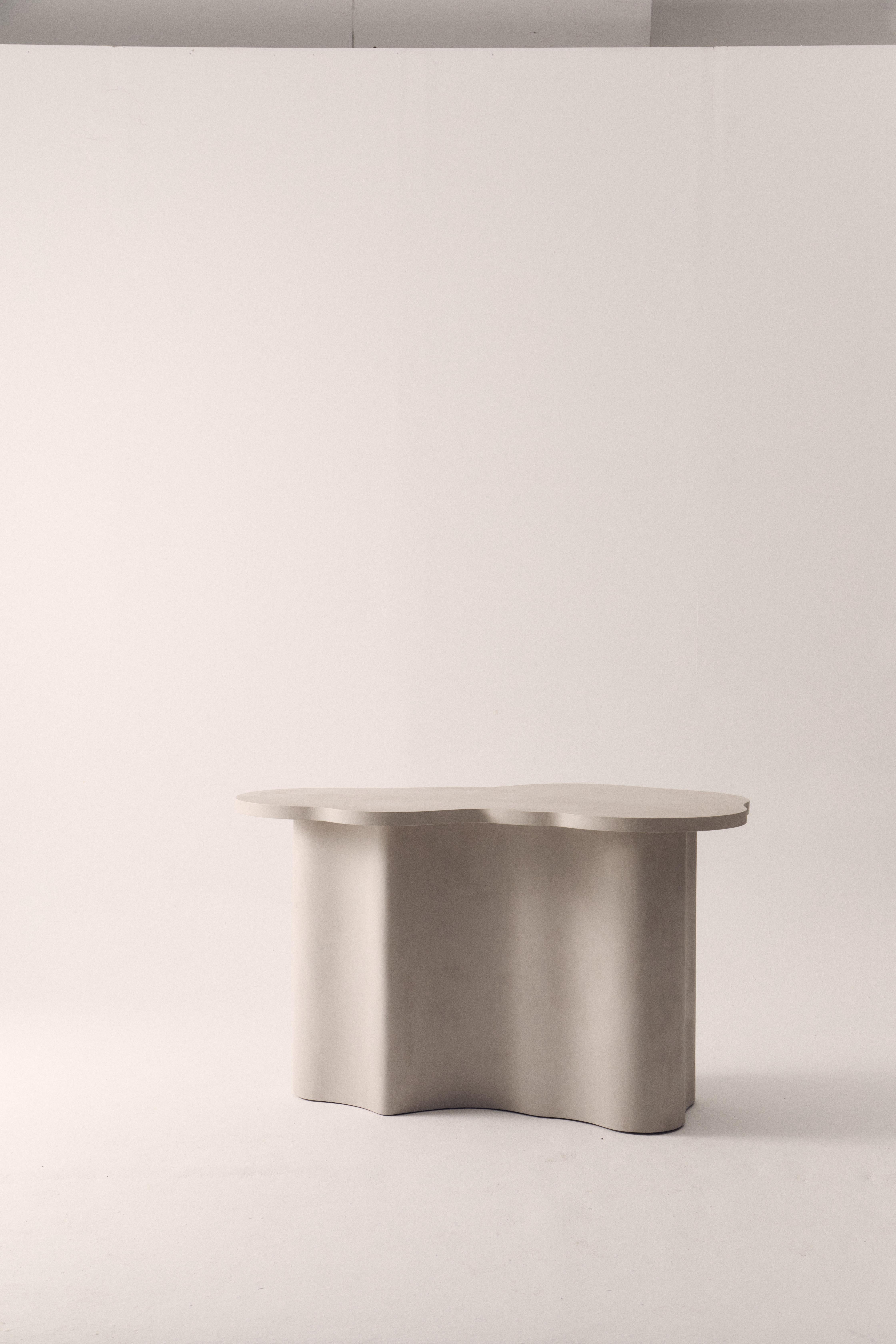 Wave Bar Table by Dawid Konieczny
Dimensions: D 98 x W 150 x H 90 cm. 
Materials: Plaster and MDF.

Different NCS/RAL color options on request. Made in Poland. Please contact us. 

Dawid Konieczny Interiors is a design studio founded in 2021 by