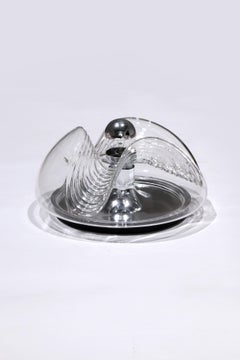 Deckenleuchte Wave aus klarem Glas von Peill & Putzler, 33 cm