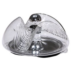 Retro Wave Ceiling Lamp from Peill & Putzler Clear glass 33 cm