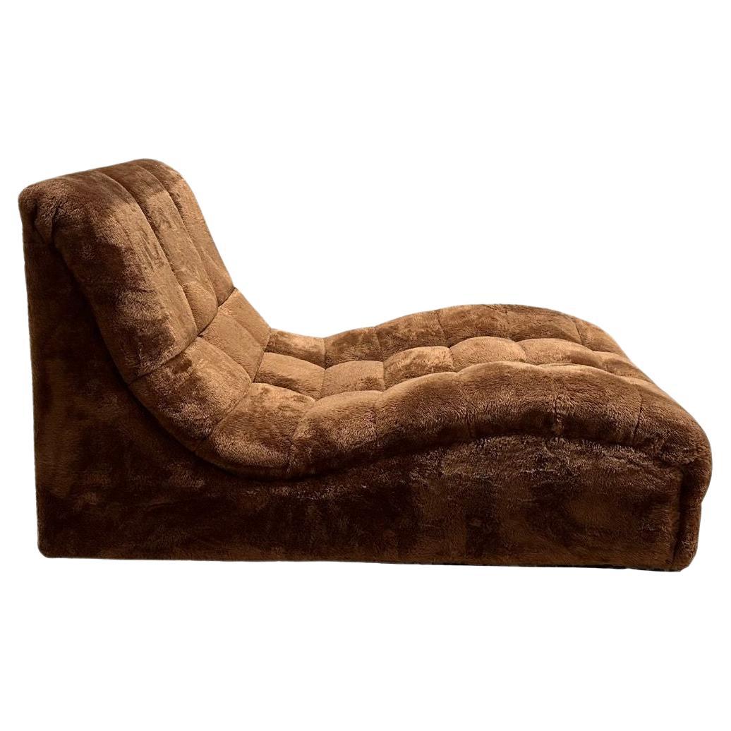 Wave Chaise Lounge Chair Style of Adrian Pearsall, 1960 For Sale