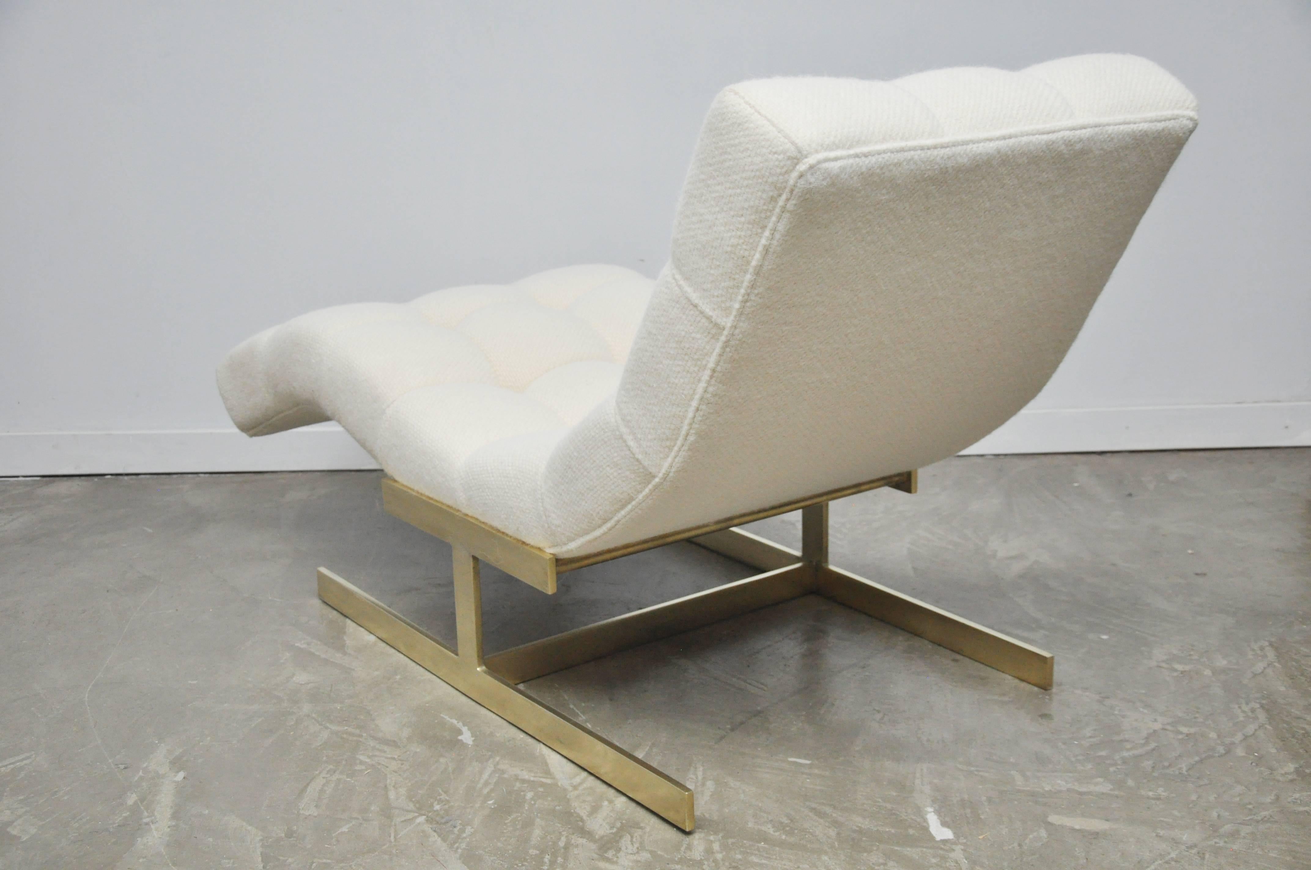 Wave Chaise on Brass base 2
