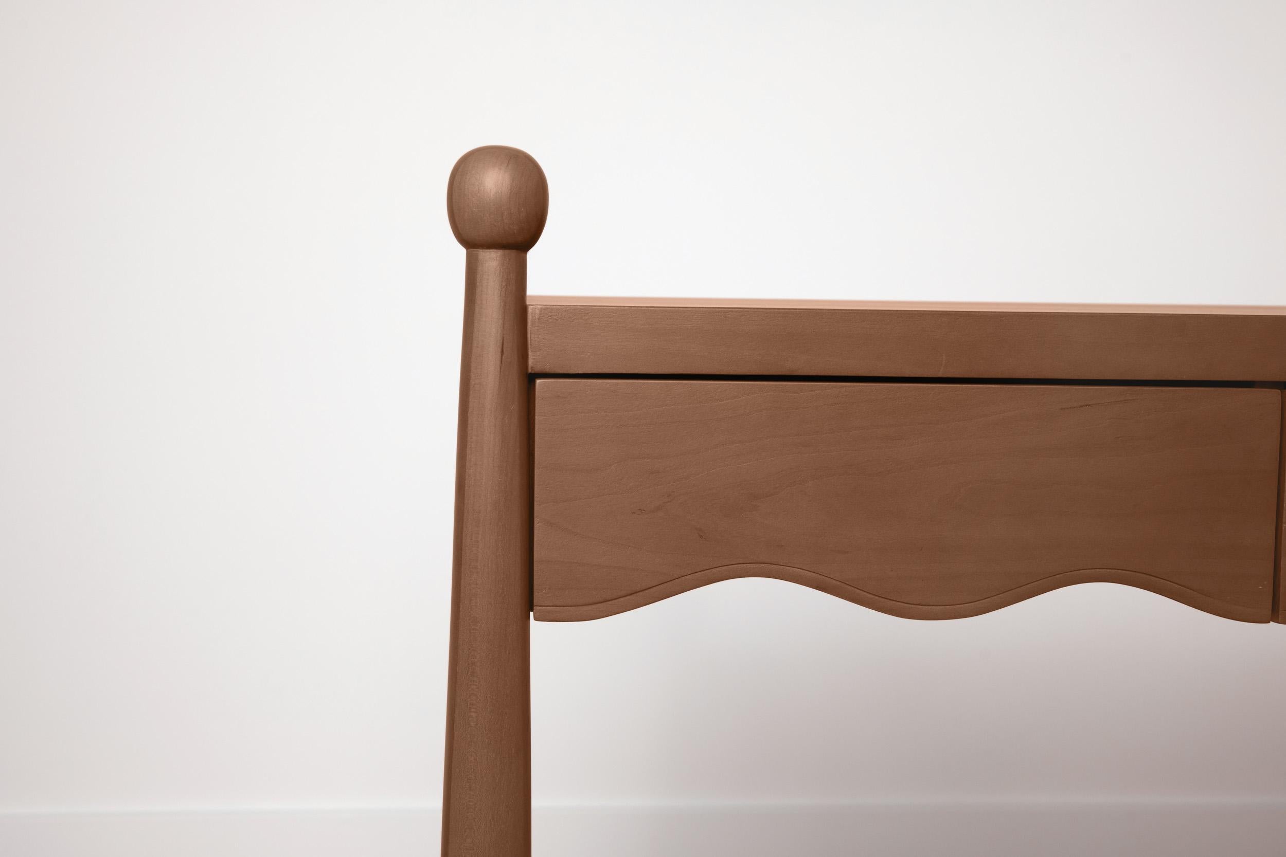 wavy console table