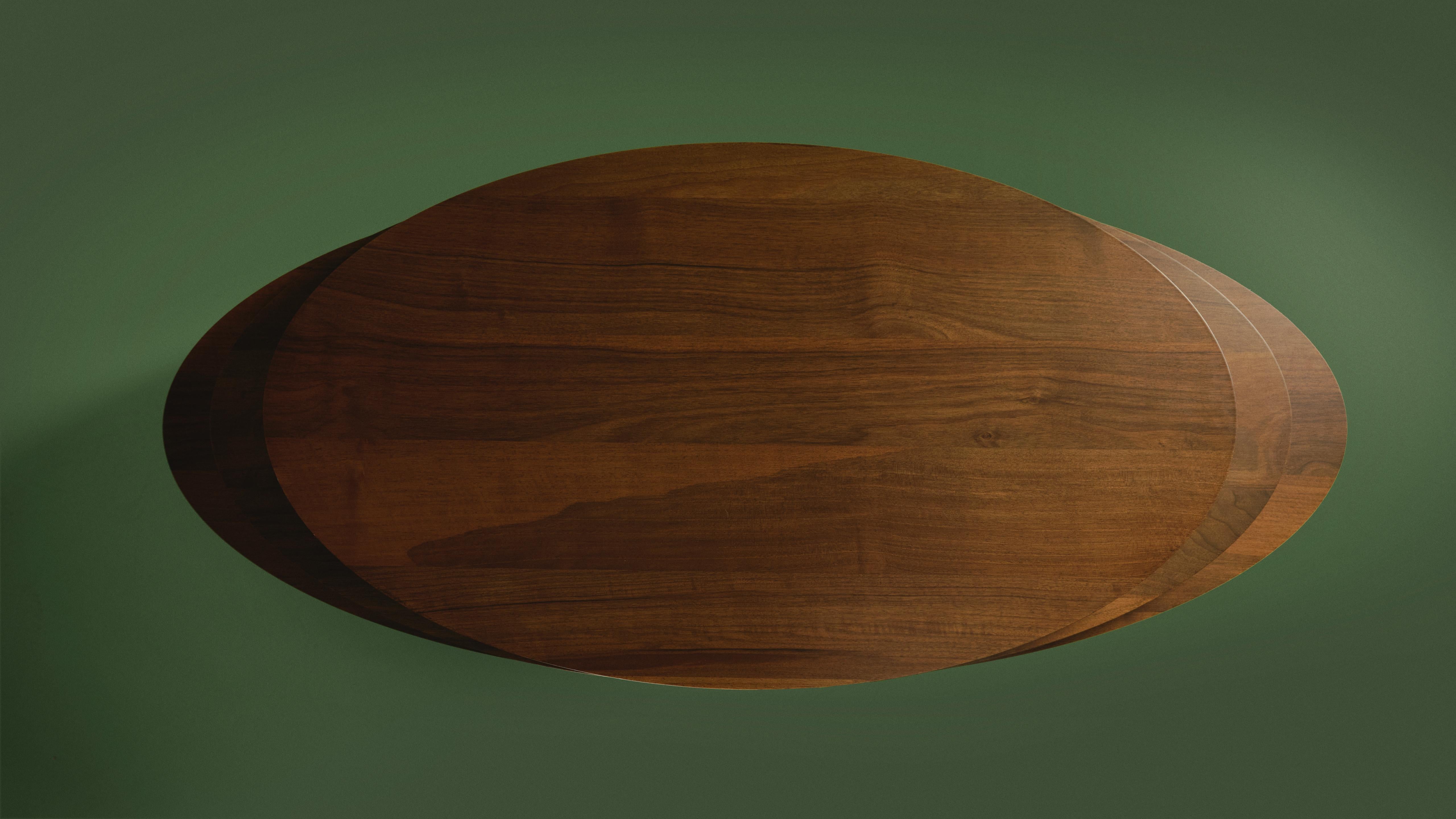 Fait main Table basse à vagues douces en vente