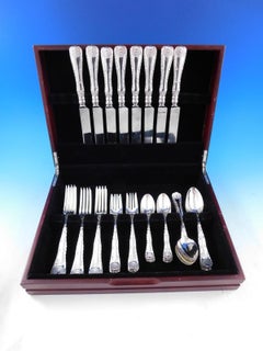 Wave Edge by Tiffany and Co Sterling Silver Flatware Set 8 Service 40 pcs Dinner