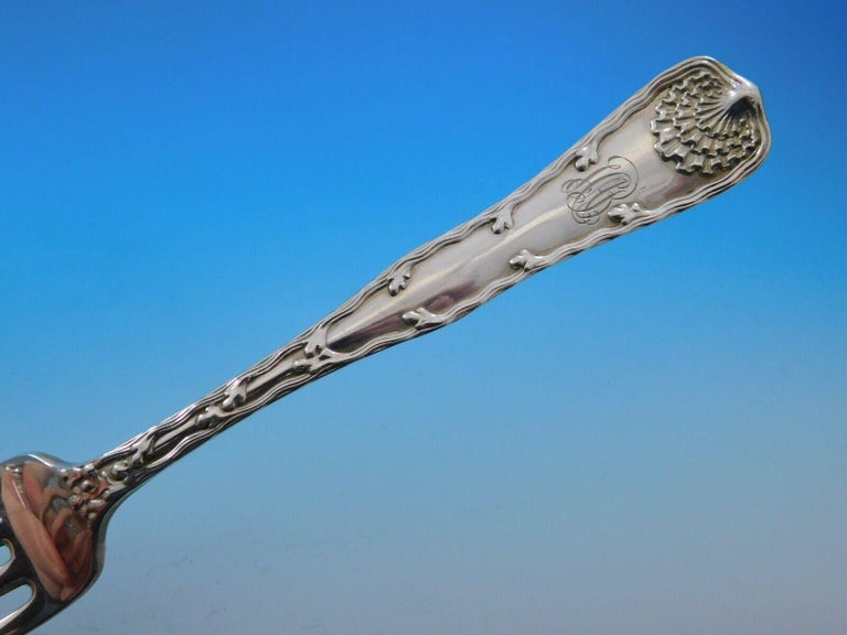 Wave Edge by Tiffany and Co. Sterling Silver Flatware Set Service Dinner, 93 Pcs For Sale at 1stDibs