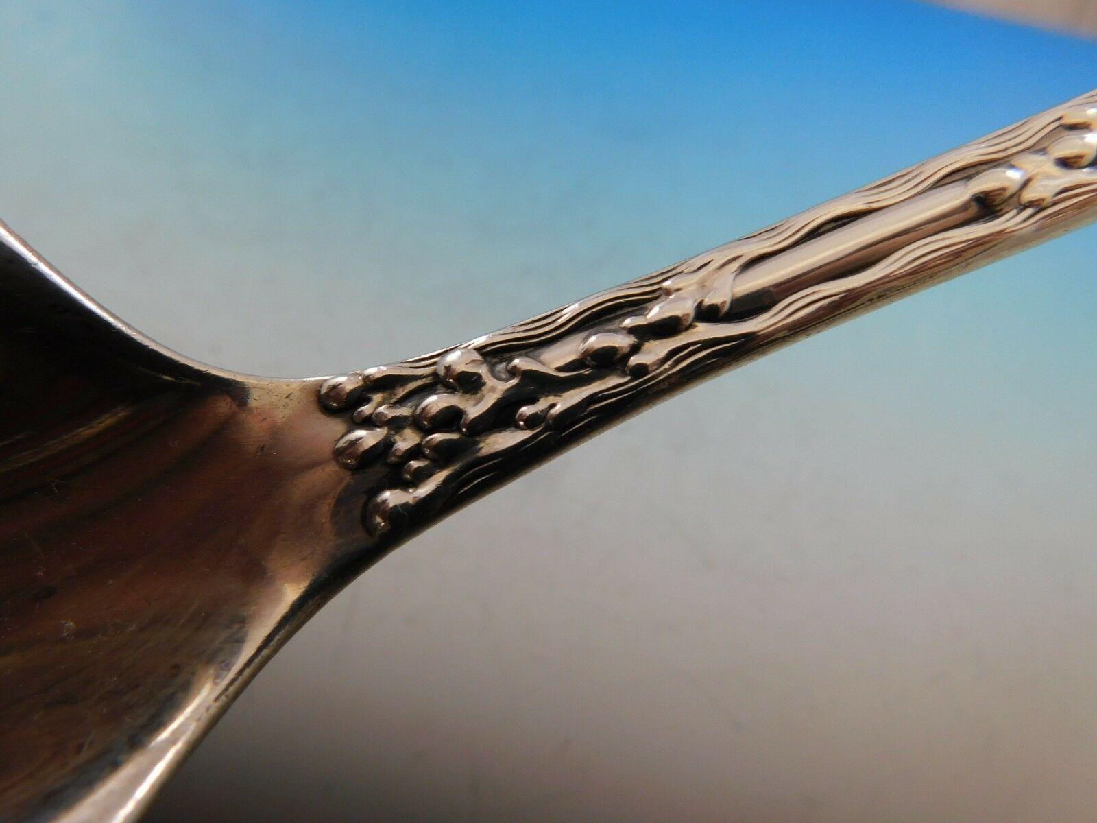 Wave Edge by Tiffany and Co Sterling Silver Original Soup Serving Ladle In Excellent Condition In Big Bend, WI