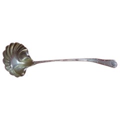 Wave Edge by Tiffany and Co Sterling Silver Sauce Ladle with Shell Bowl