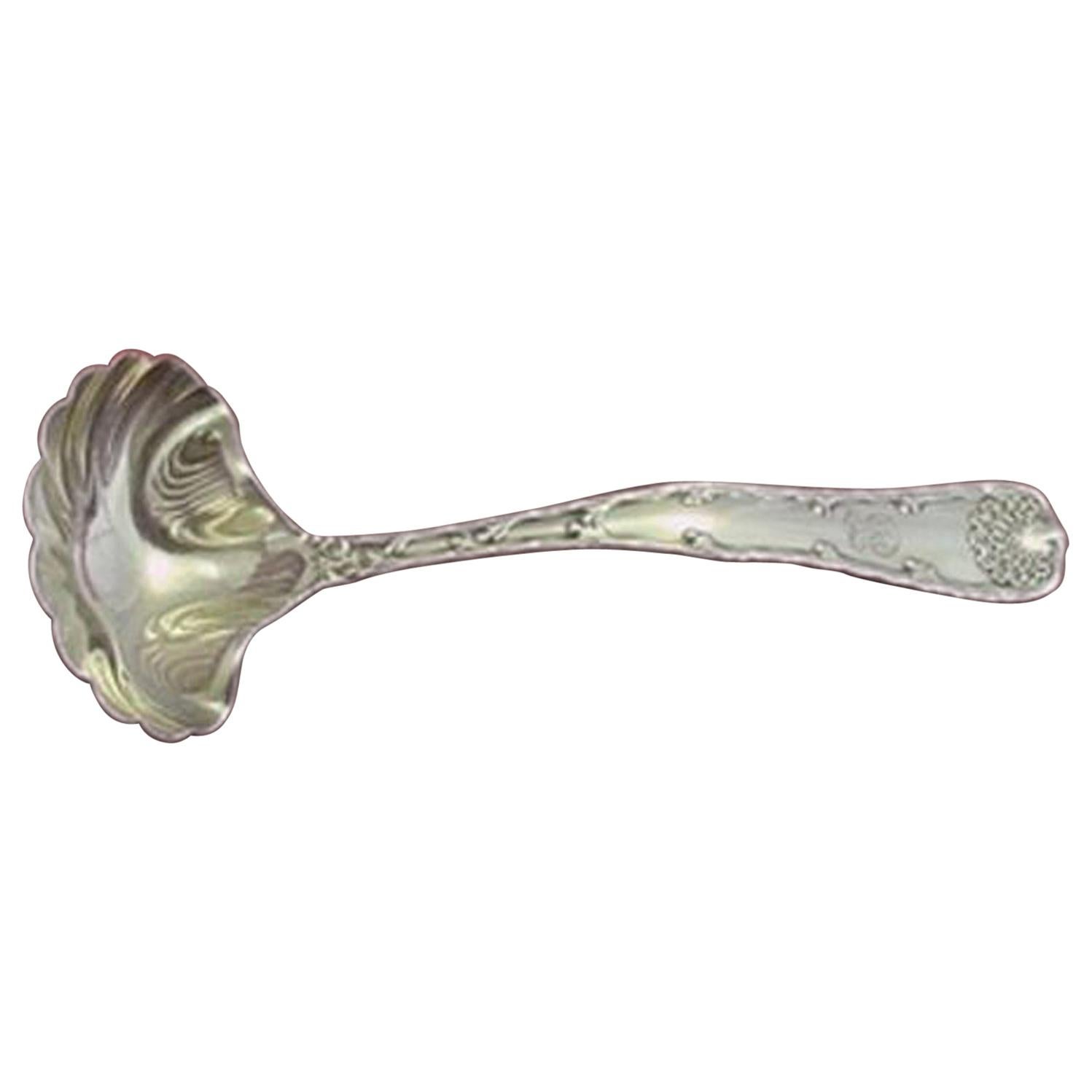 Chrysanthemum by Tiffany and Co. Sterling Silver Gravy Ladle with Plain