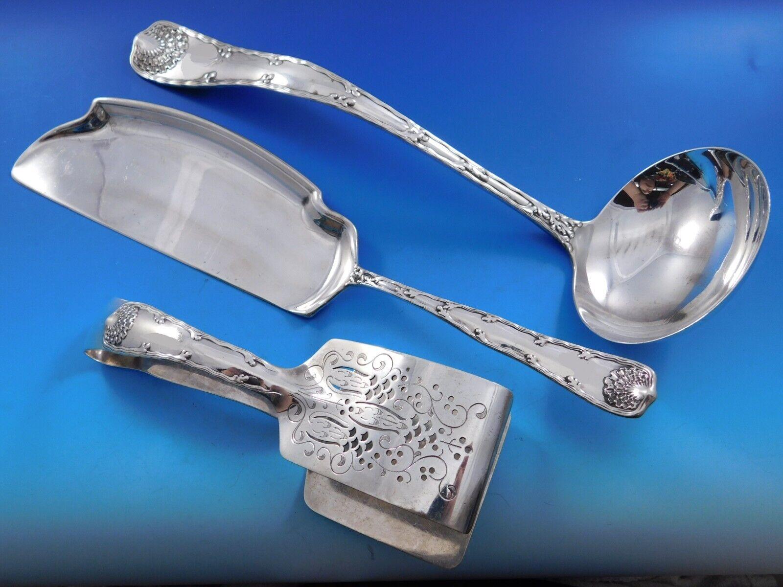 Set di posate Wave Edge by Tiffany in argento Sterling Servizio da 259 pezzi Cassetta attrezzata in vendita 6
