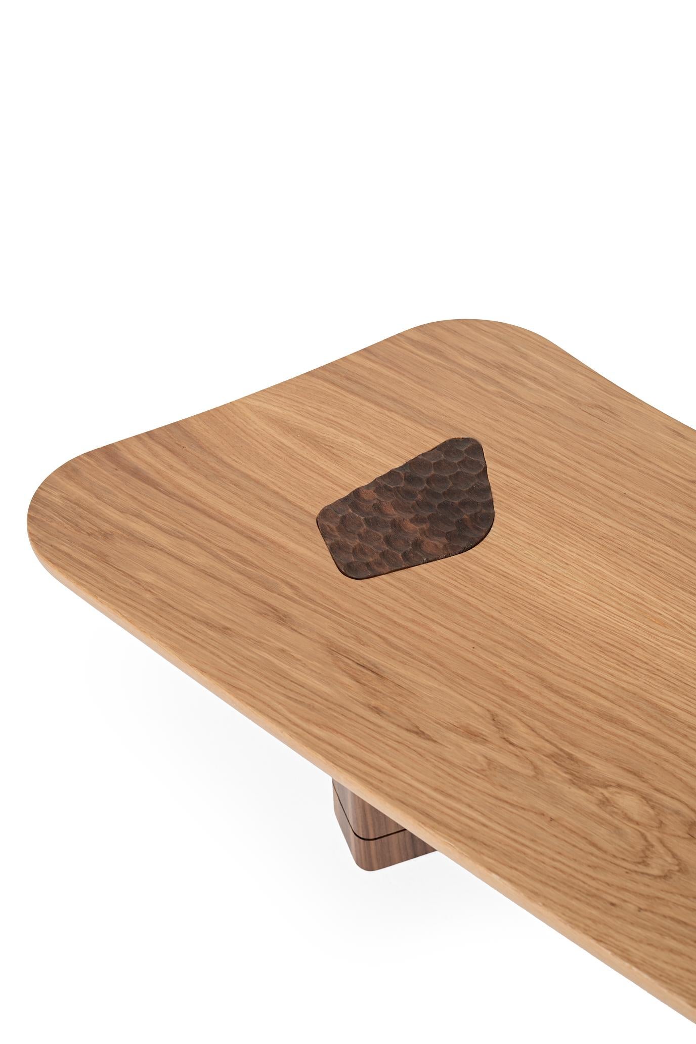 Scandinavian Modern Wave Coffee Table For Sale