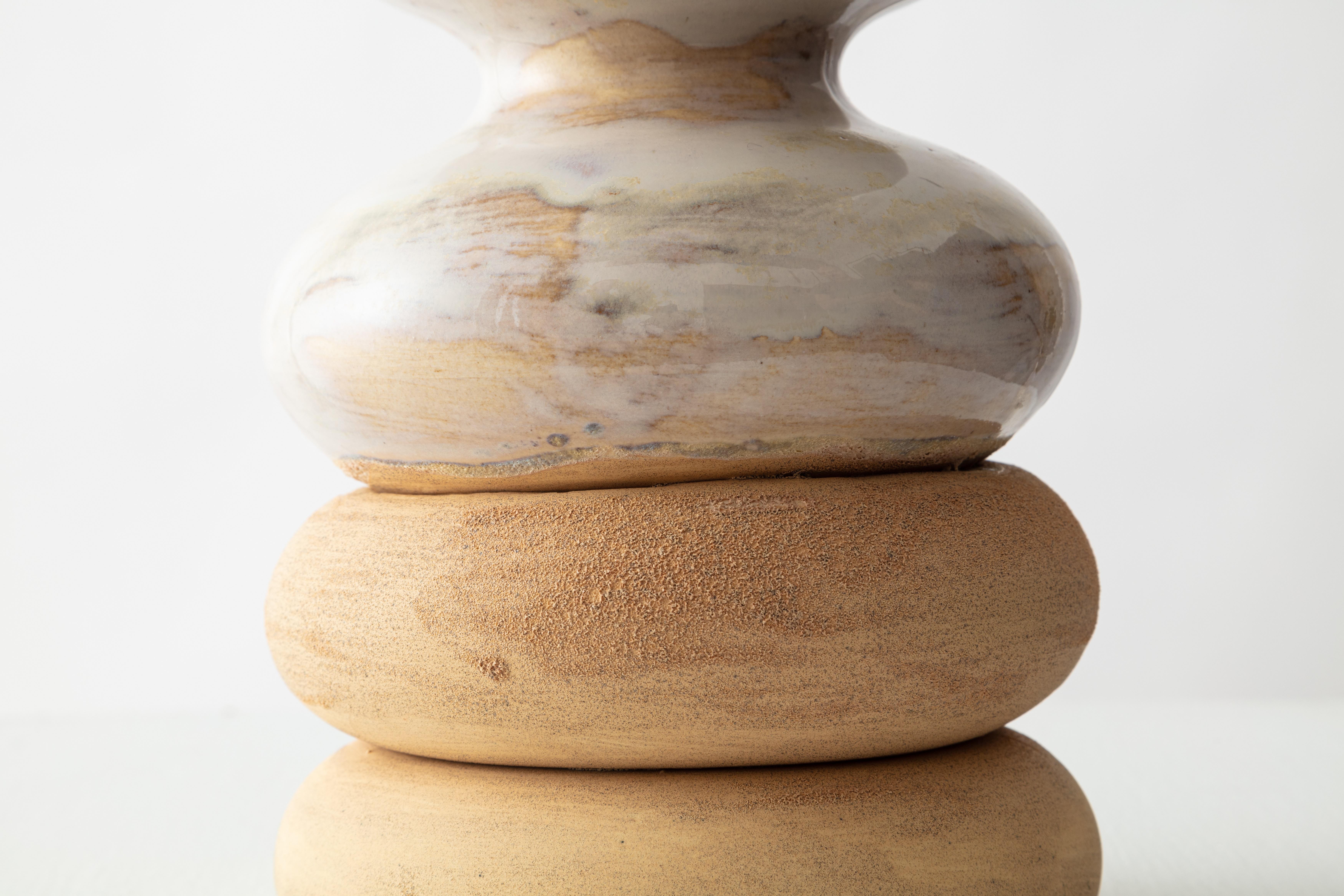 Other Wave Form Slumped Table Lamp by Forma Rosa Studio For Sale