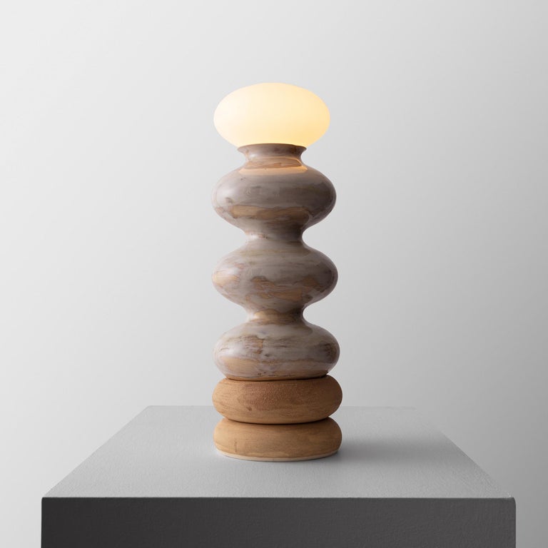 Organic Modern Wave Form Table Lamp 