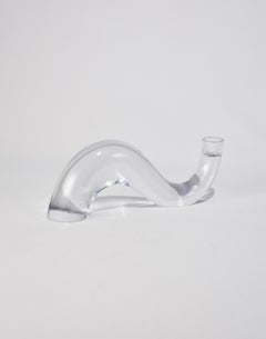 Wave Glass Candleholder