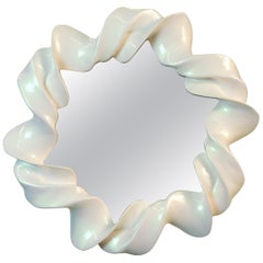 Wave II Series Mirror in Pearlescent Color Shift Lacquer