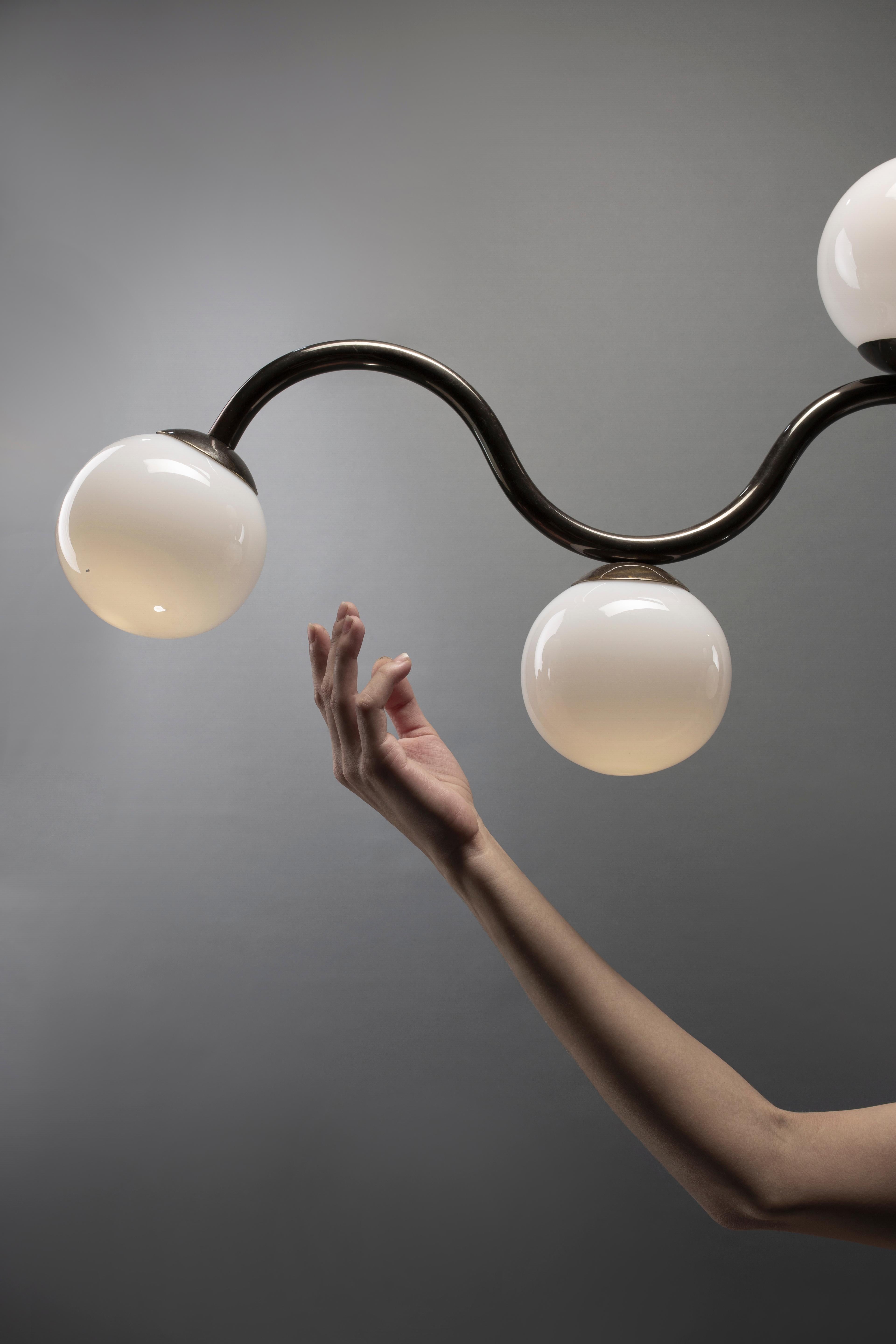 Indiano Luce a lunghezza d'onda con LED integrato e acciaio verniciato a polvere in vendita