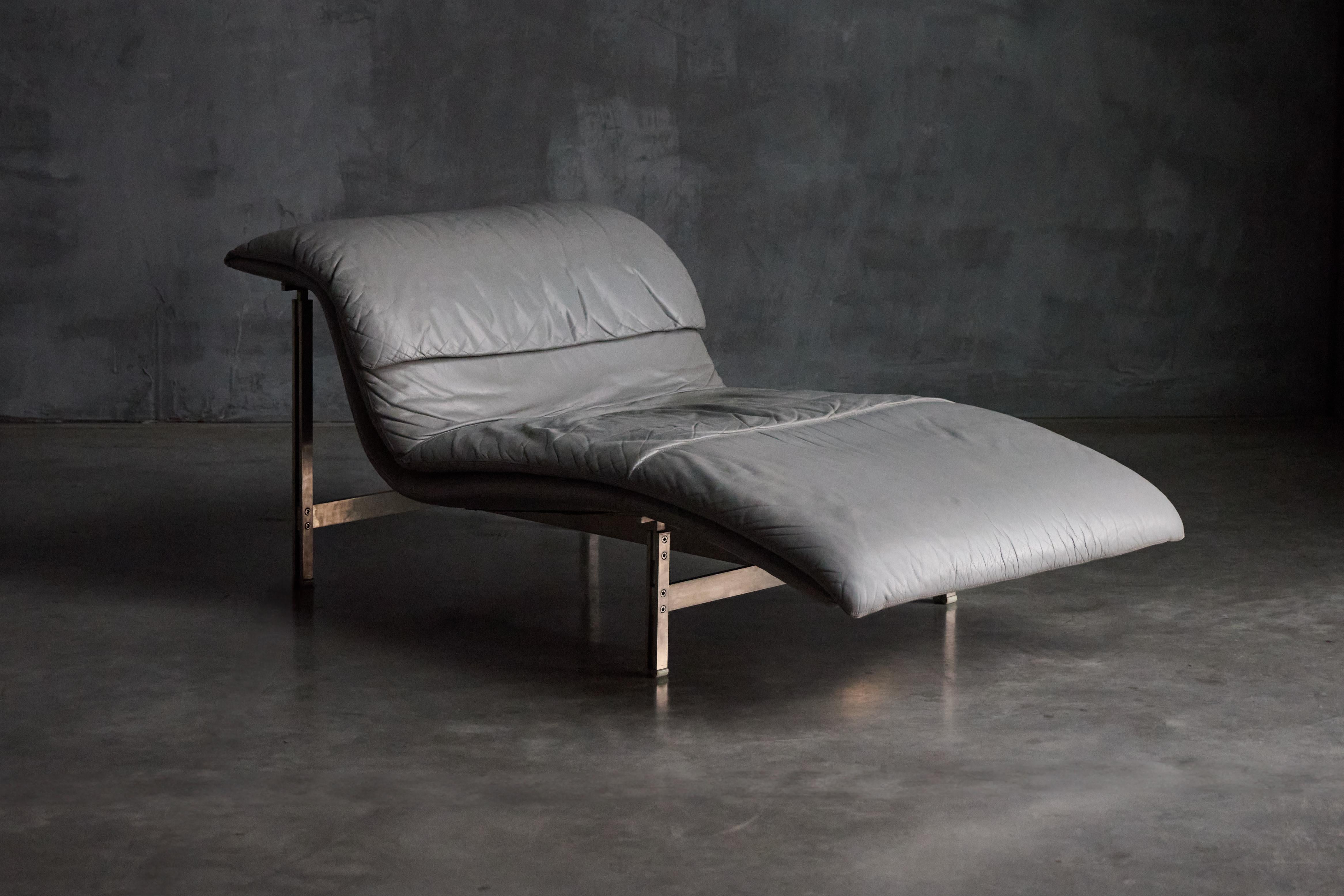 Chaise longue Wave de Giovanni Offredi pour Saporiti, Italie, 1974 en vente 5