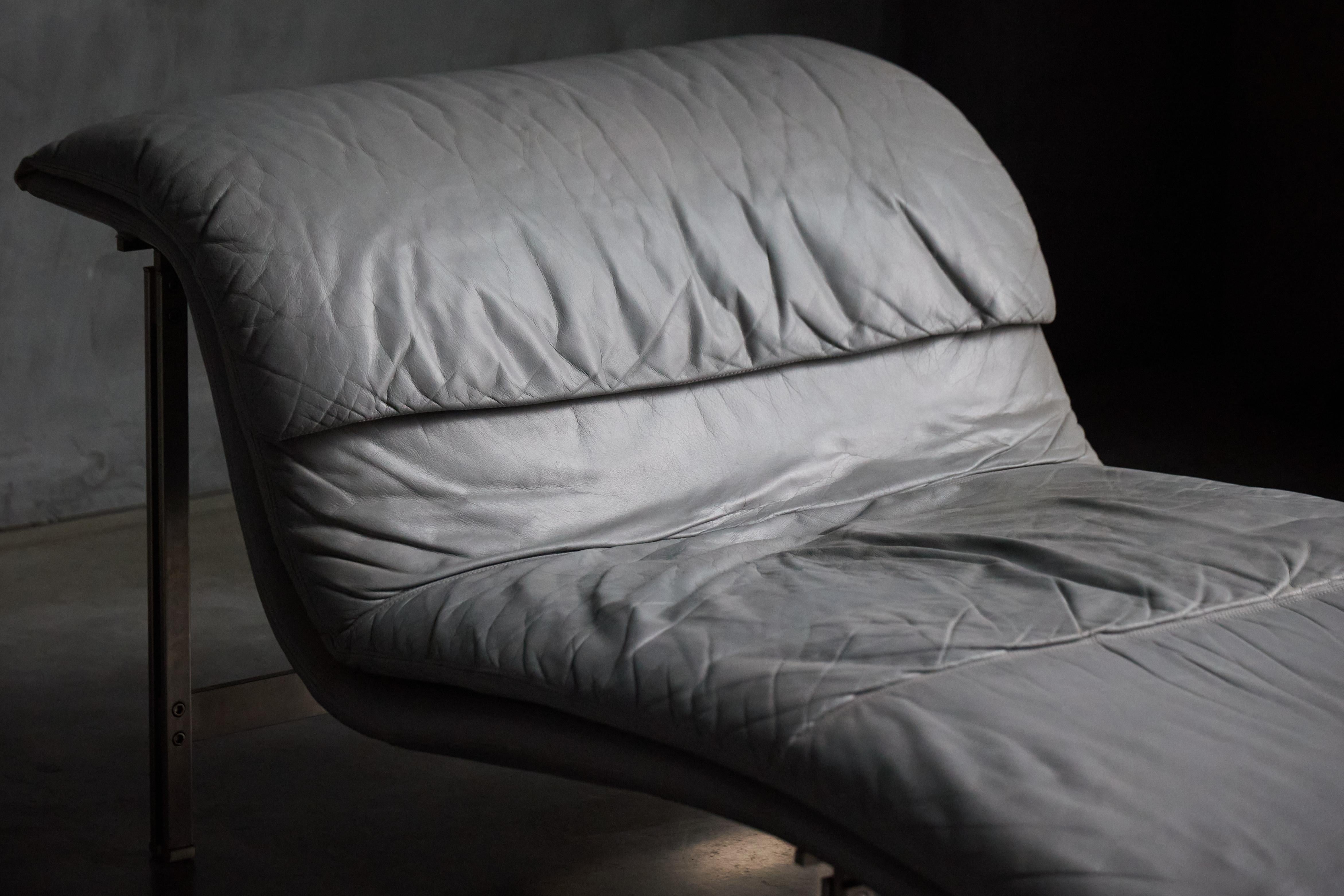 Chaise longue Wave de Giovanni Offredi pour Saporiti, Italie, 1974 en vente 6