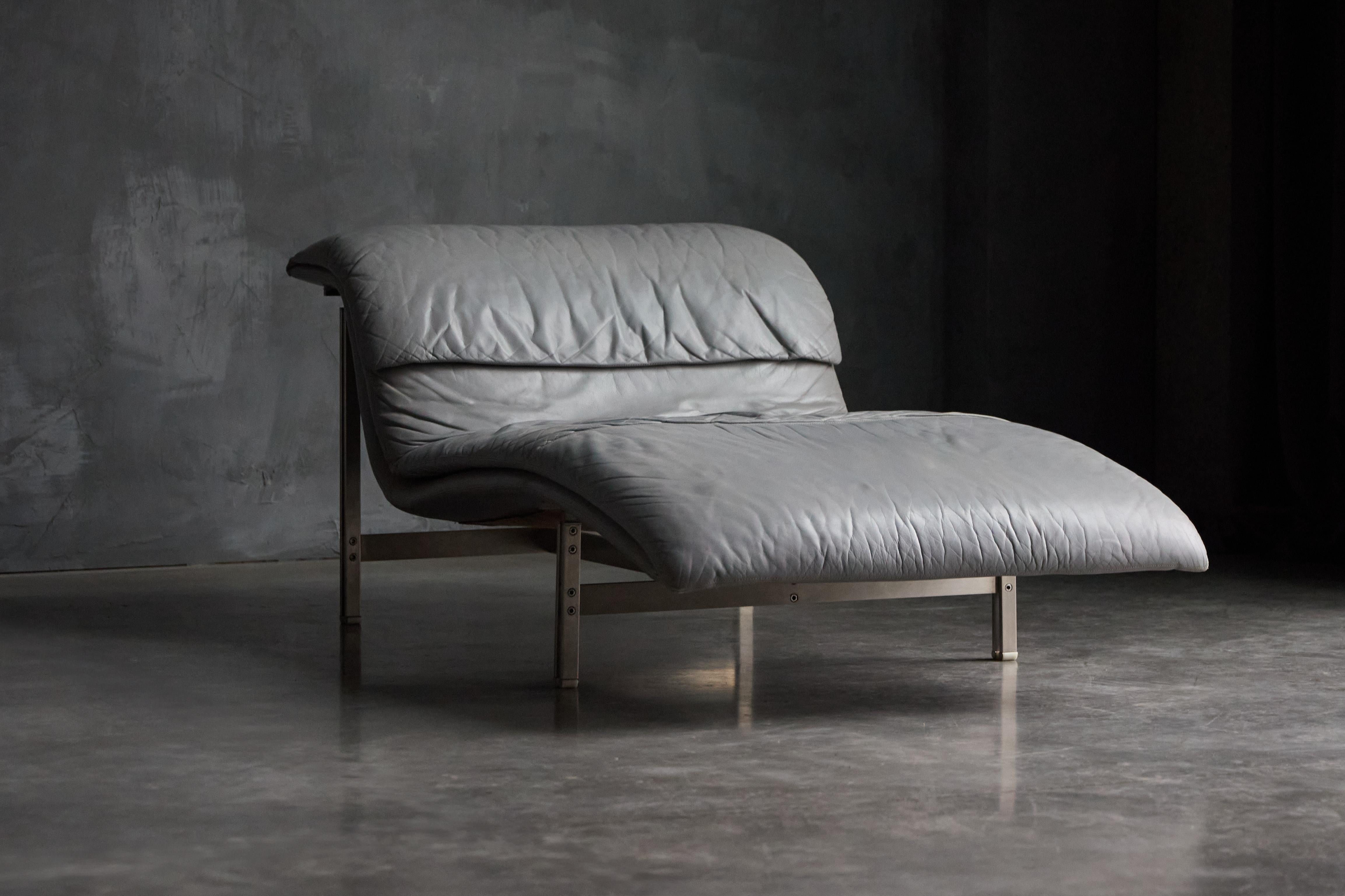 Chaise longue Wave de Giovanni Offredi pour Saporiti, Italie, 1974 en vente 9