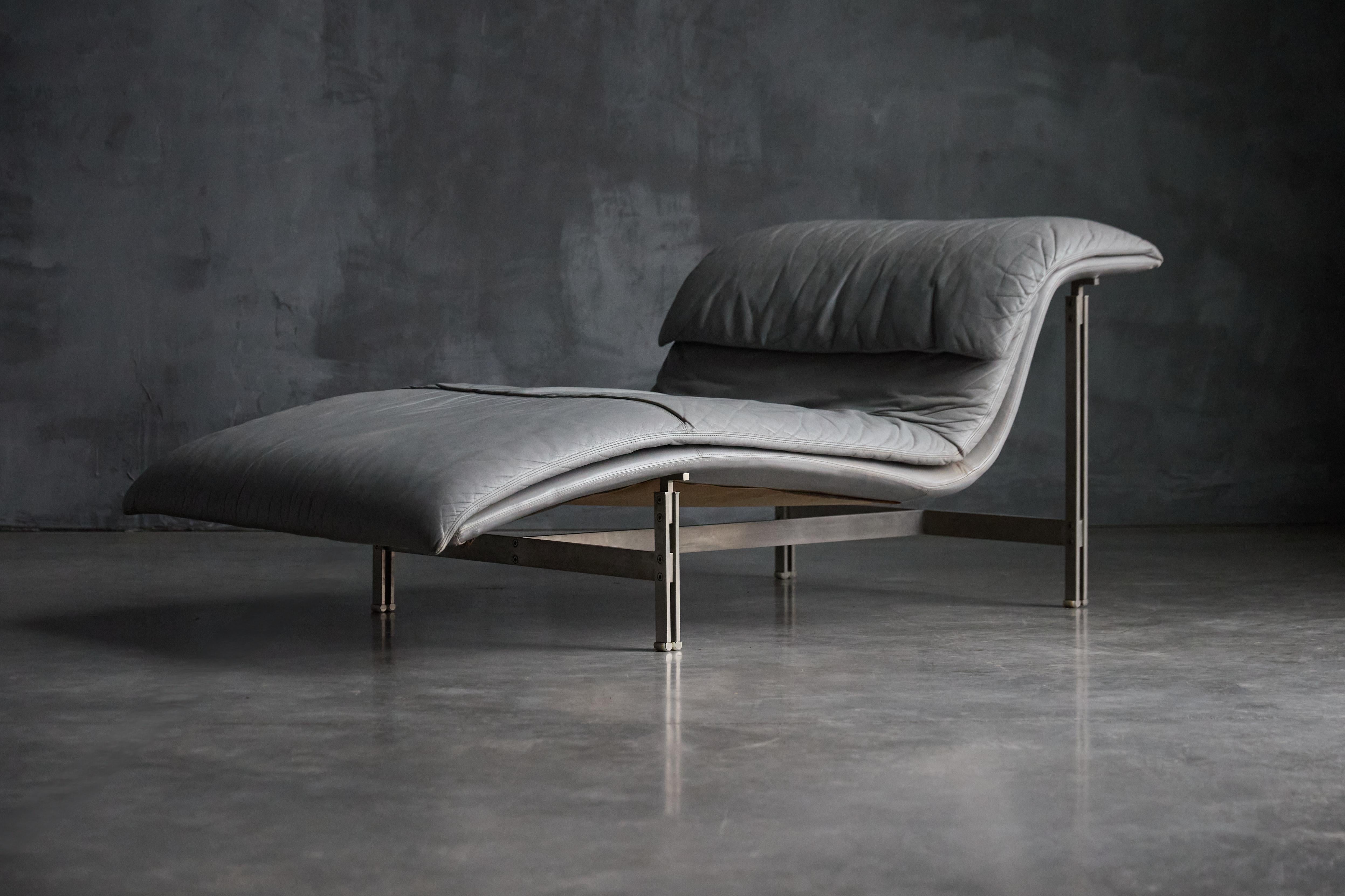 Chaise longue Wave de Giovanni Offredi pour Saporiti, Italie, 1974 en vente 11