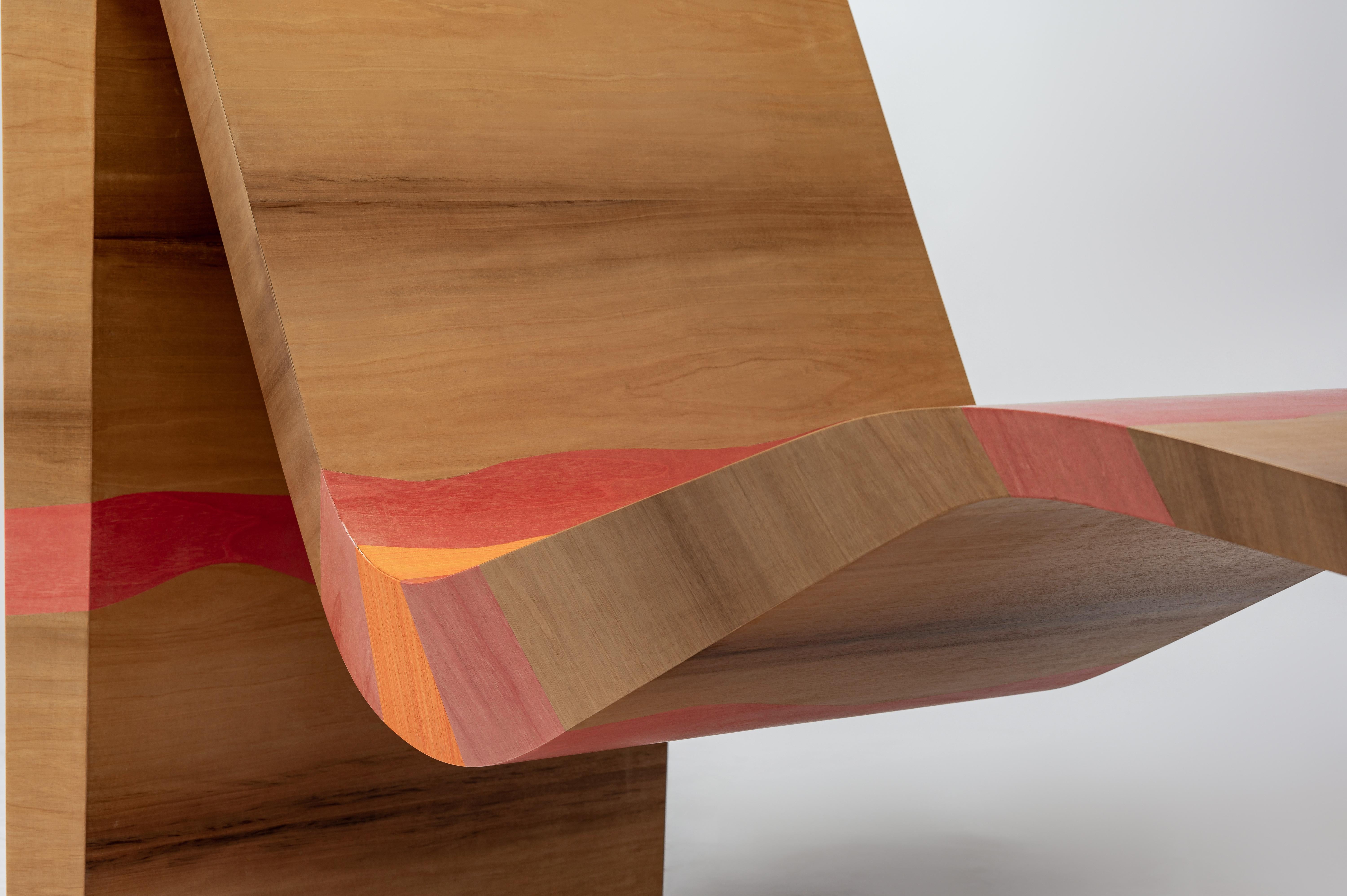 Modern Wave Lounge Chair - Mystical For Sale