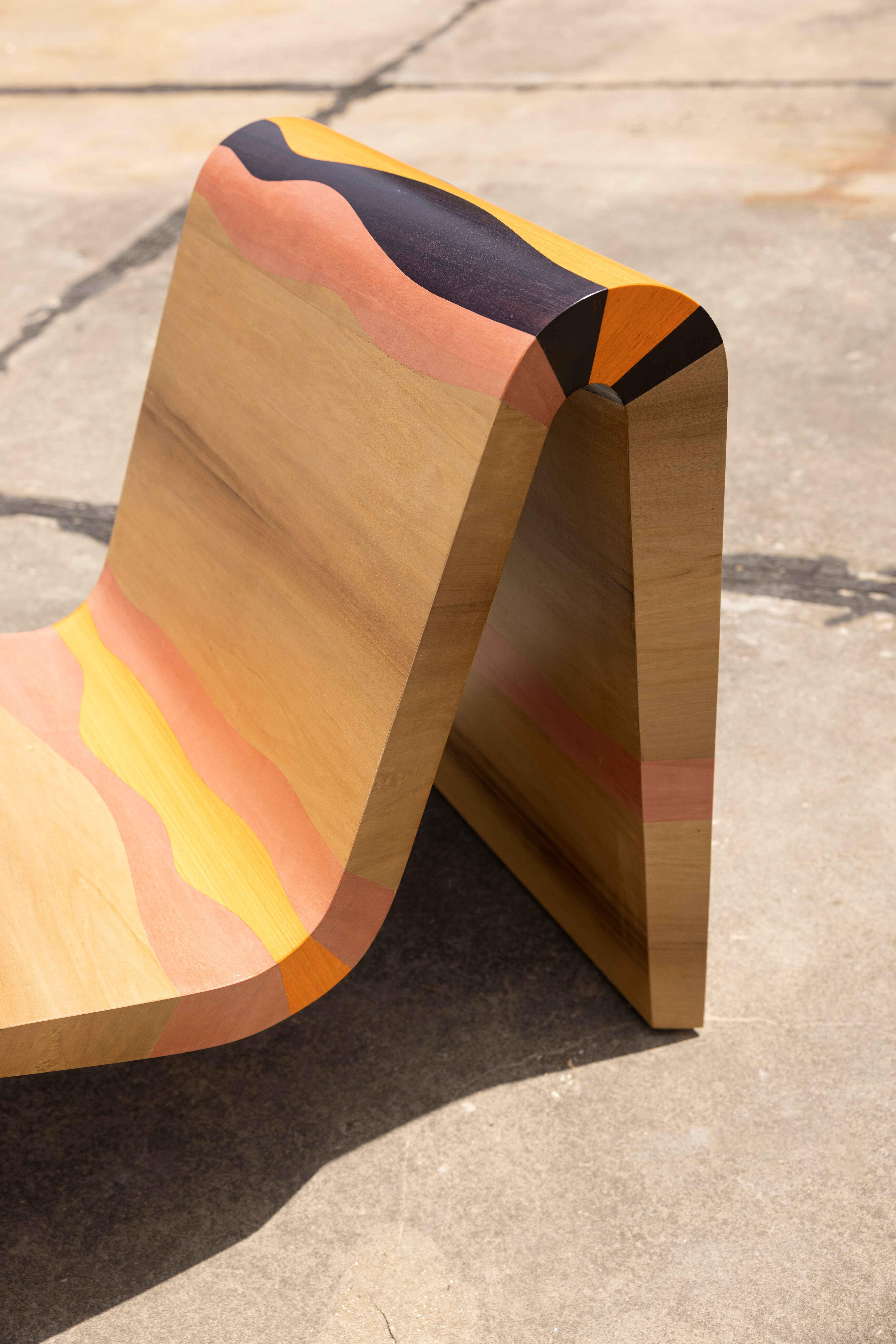 Lebanese Wave Lounge Chair - Mystical For Sale