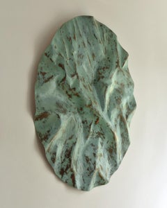 Large Wave Mar de Cobre Wall Sculpture by Aura Carpio