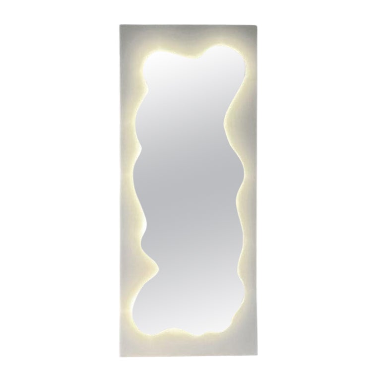 Wave Mirror by Picco Studio Full Length Floor Light Postmodern For Sale