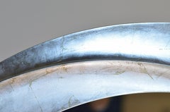 Italian Silver Leaf Spiral Mirror