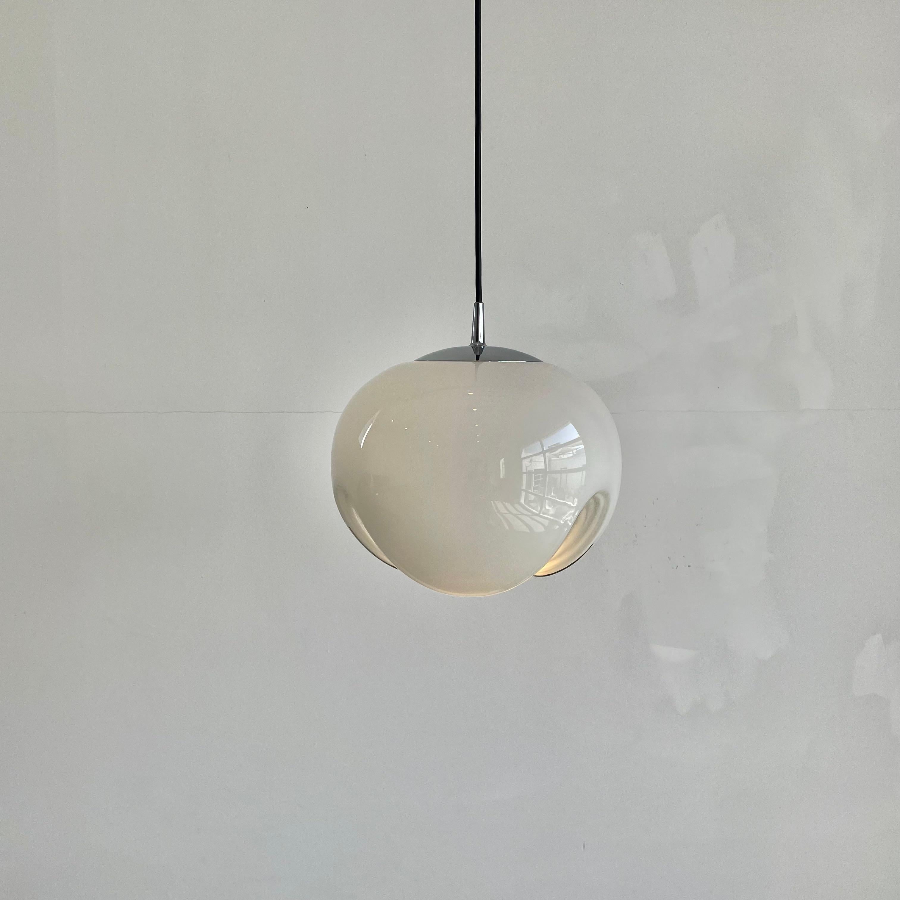 'Wave' Pendant Light by Piell and Putzler, 1960s Germany For Sale 7