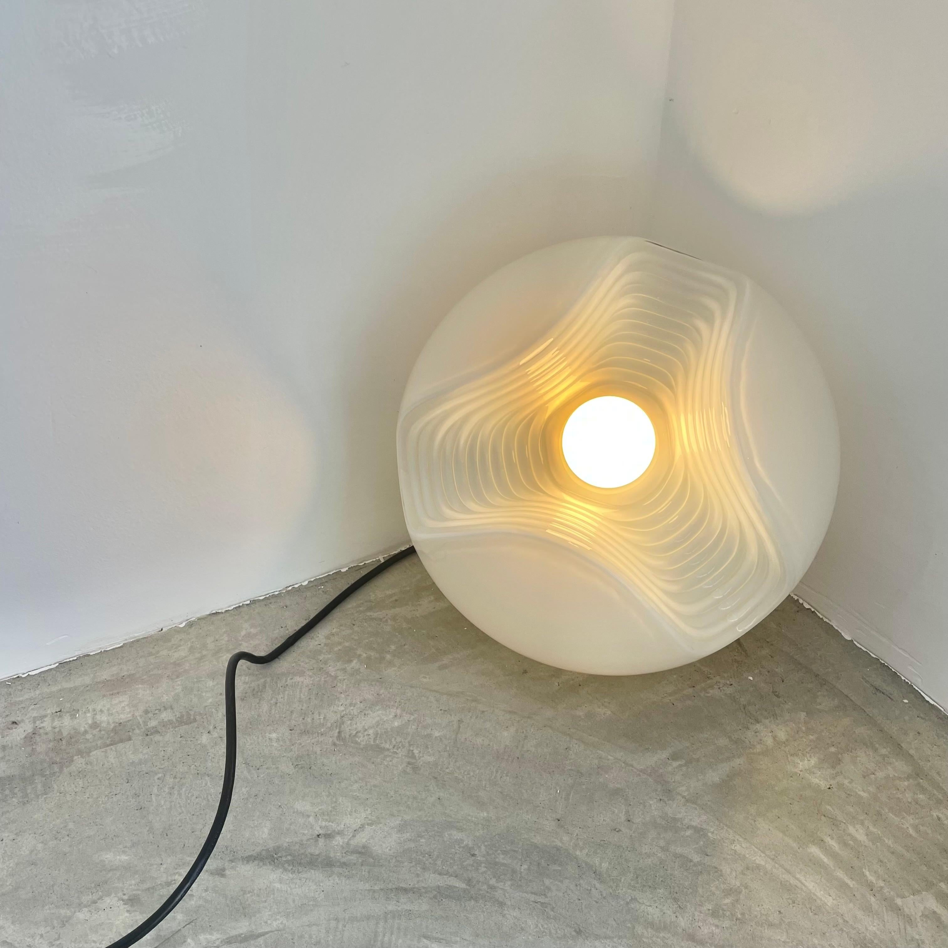 'Wave' Pendant Light by Piell and Putzler, 1960s Germany For Sale 12