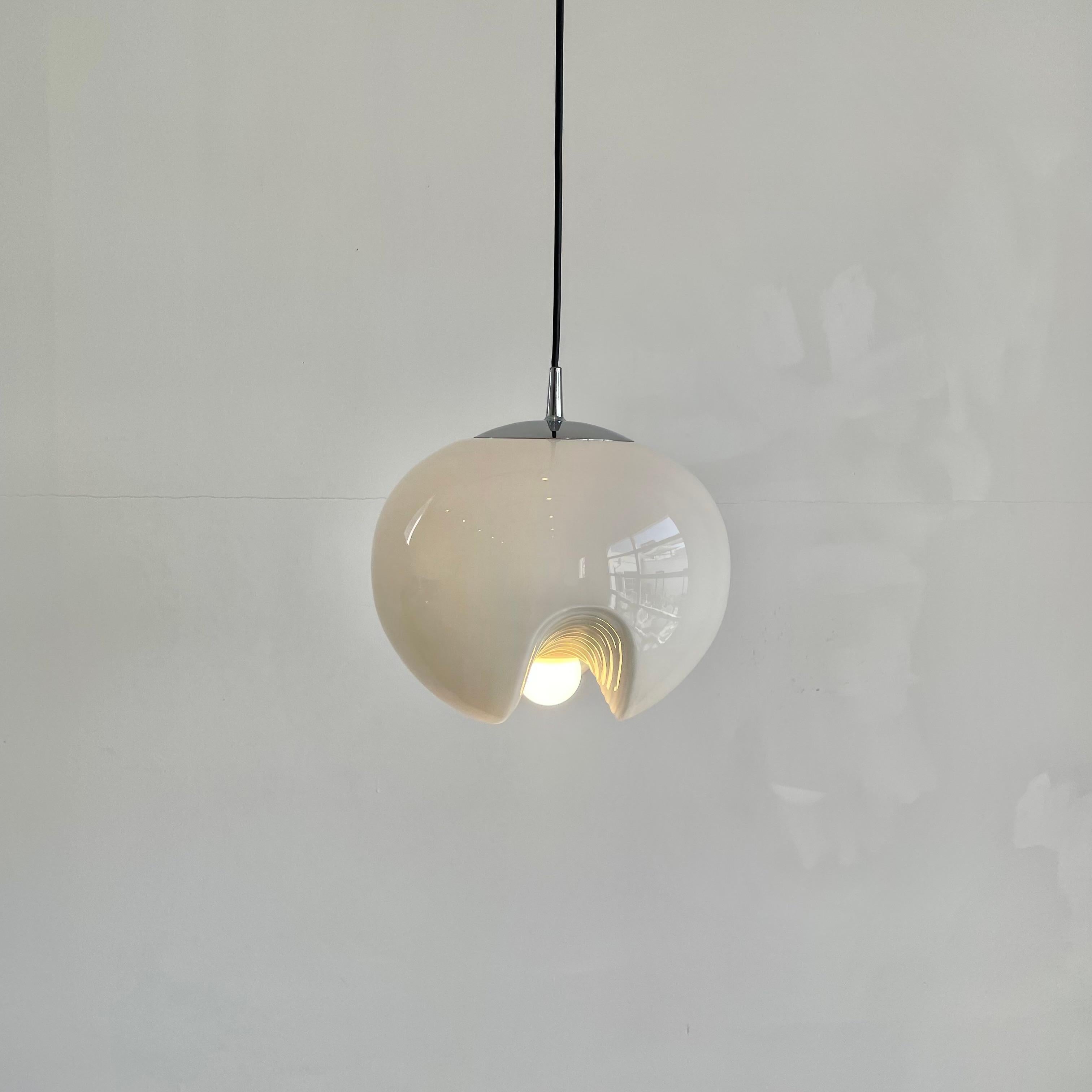 Mid-20th Century 'Wave' Pendant Light by Piell and Putzler, 1960s Germany For Sale