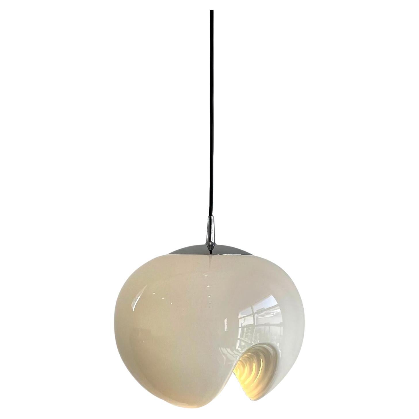 'Wave' Pendant Light by Piell and Putzler, 1960s Germany For Sale