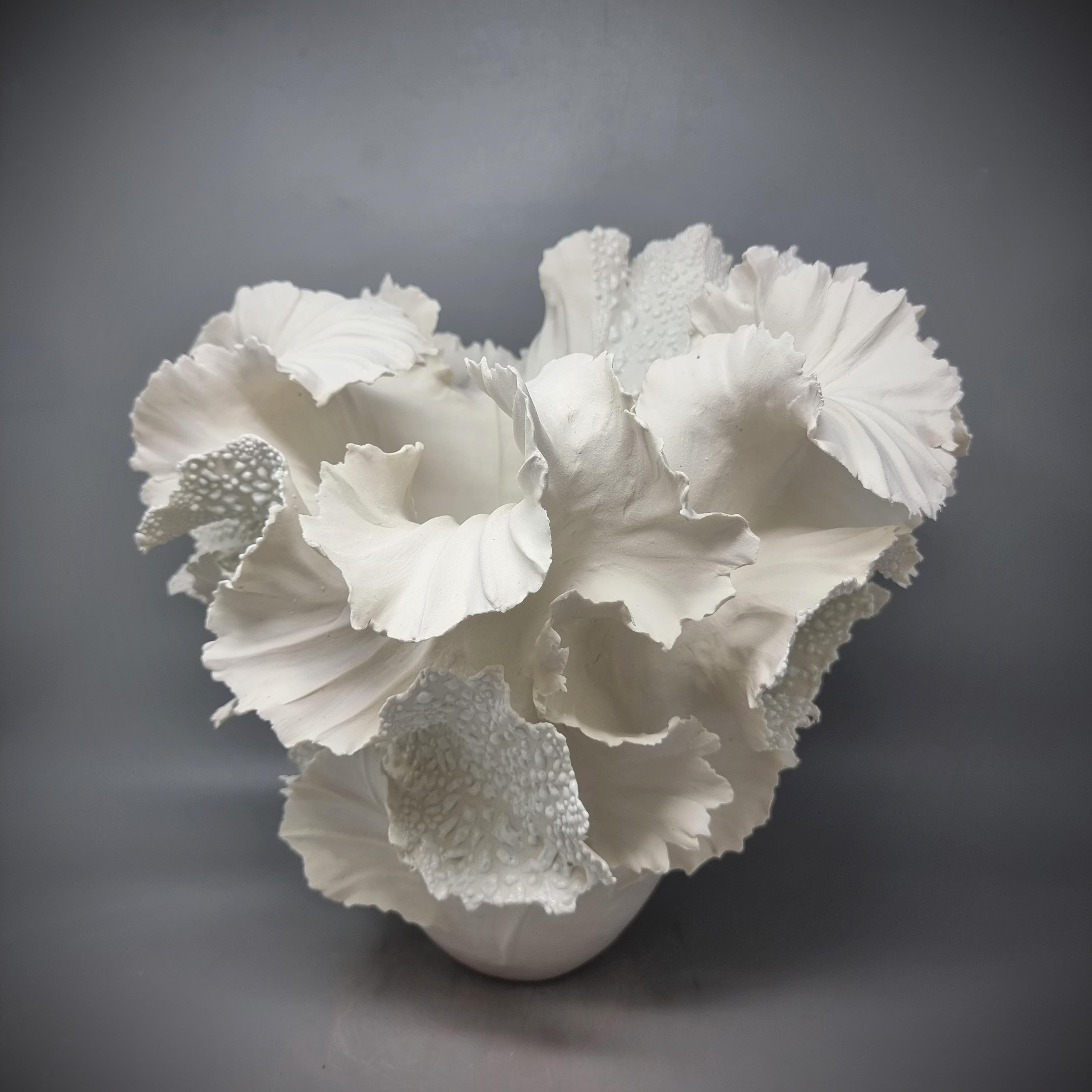 Ceramic Wave Sculpture, Paperporcelain // 177