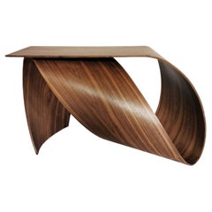 Wave Side Table by Pierre Renart, American Walnut, Contemporary Design