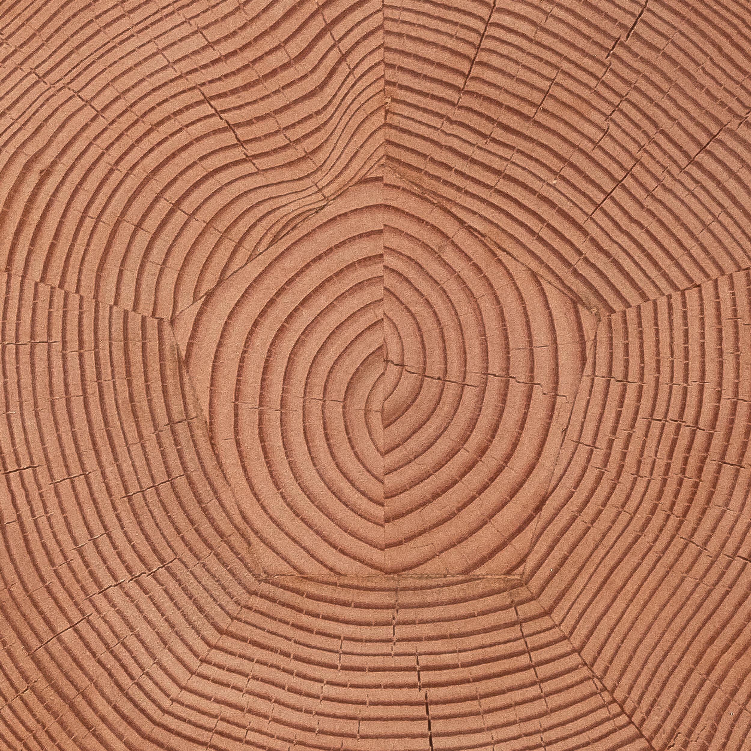 Geschnitzter Tisch in Wellenform mit Sonnenschliff aus Holz von Bradley Duncan Studio im Zustand „Neu“ im Angebot in Los Angeles, CA