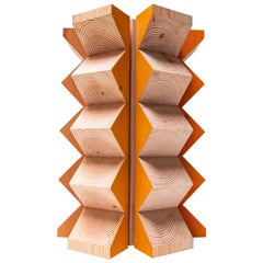 Waveform, Sun Stump Wood Carved Table by Bradley Duncan Studio
