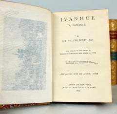 Waverly Novels 'The Works of Sir Walter Scott' in 25 Volumes Bound in Leather