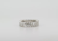 Waverly Ring by Corielle, 14K White Gold, 2cttw Baguette Diamonds, USA
