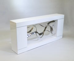 Konsole, Skulptur und Schrank "Waves" von Jacques Jarrige