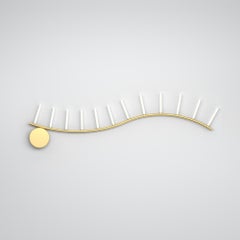 Waves Eyebrow Shape Wall Light by Atelier Areti